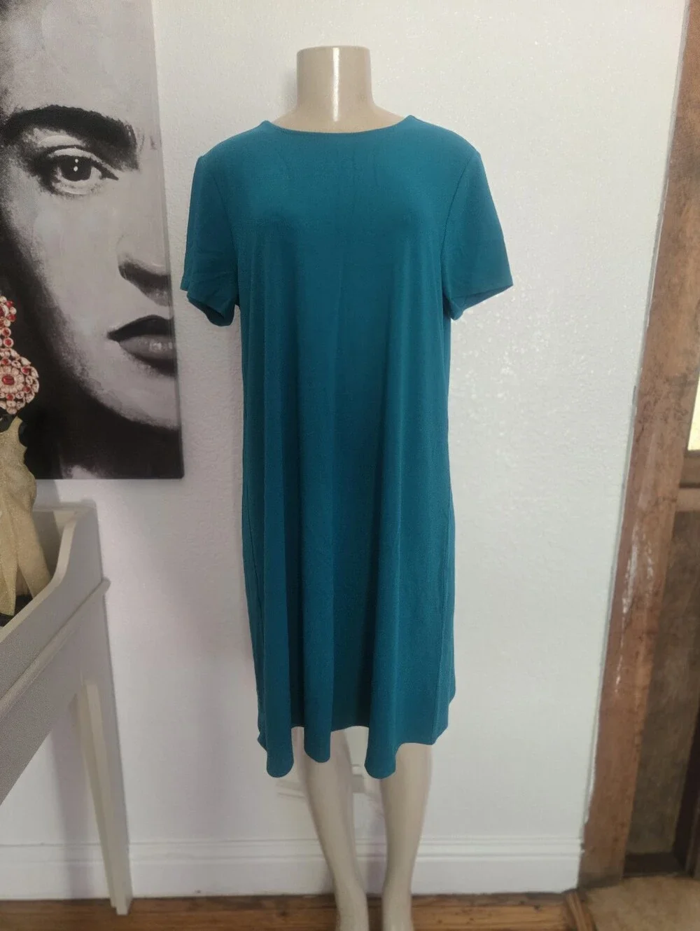 NWT Womens J. Jill Teal Women's Dress Size Medium